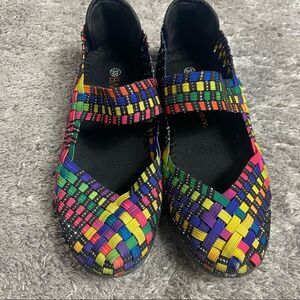 bernie mev colorful slip on sneaker 